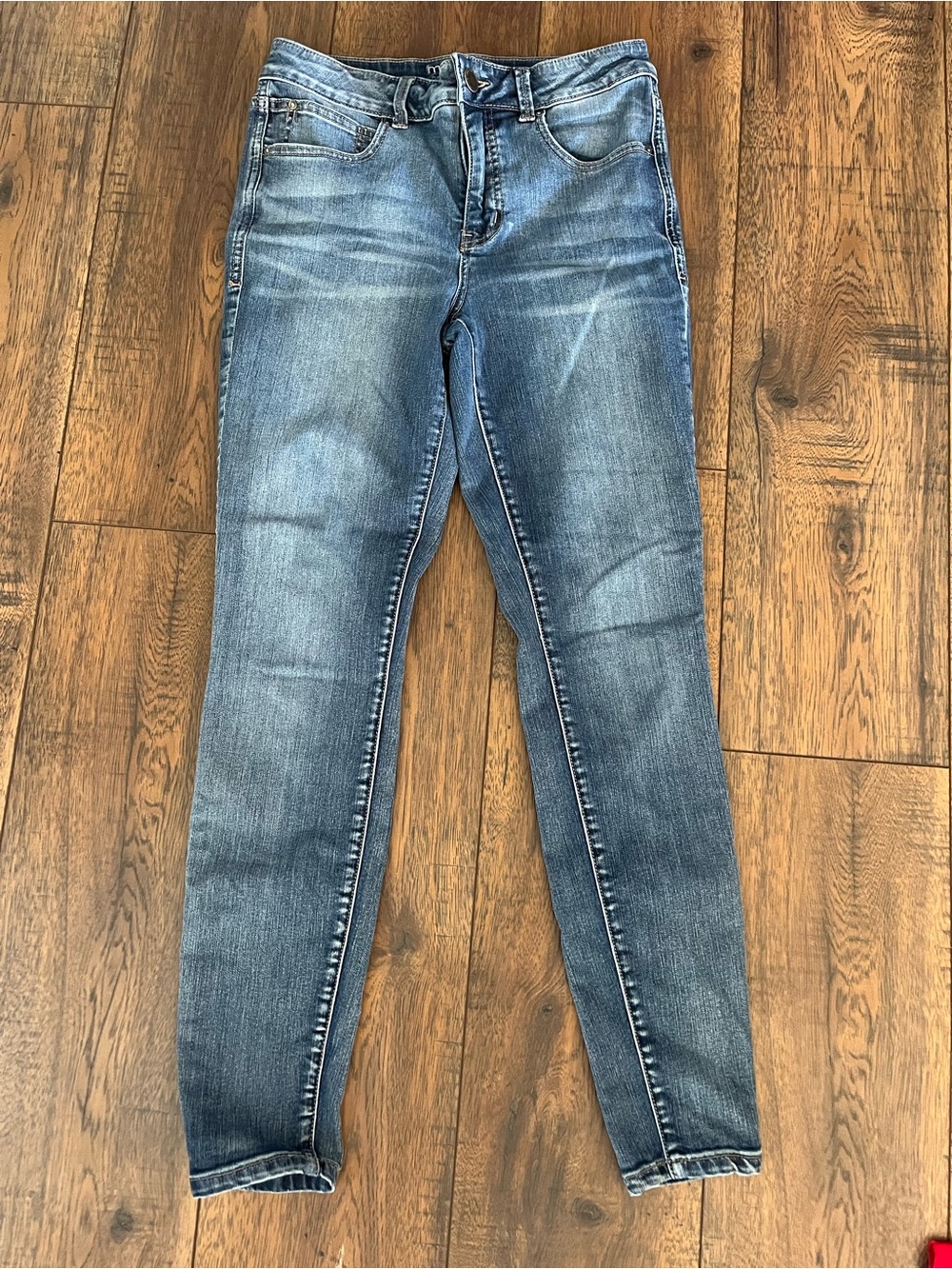 Maurices Light-Mid Wash Skinny Jeans